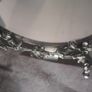 Antique Art Nouveau Silver Plated Brass Vanity Mirror Circa 1900 Image 3