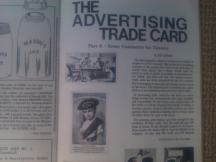 Antique Bottle World. From 1982 & 1983.
