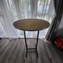 Tall cocktail/ Bar  table and black cover Image 4