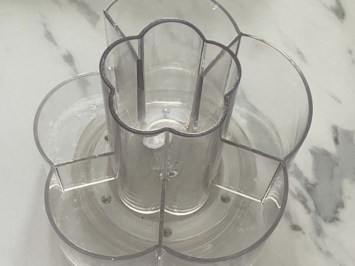 Rotating Lazy Susan Organiser | Clear Acrylic | Kitchen | Bathroom | Desktop Storage