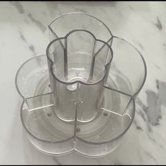 Rotating Lazy Susan Organiser | Clear Acrylic | Kitchen | Bathroom | Desktop Storage