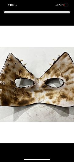 Hunters Death Mask Half Mask Post Apocalypse Scary Creepy Wild Masquerade