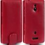 Sony Ericsson Xperia P Premium Pu Leather Flip Case Cover In Black, Pink, Purple & Red C0lors Image 4
