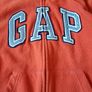 Age 8-9 Orange GAP Hoodie Image 3