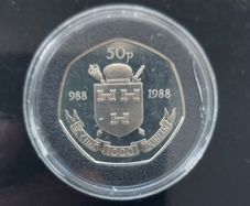 1988 Dublin Millennium 50p Proof Coin