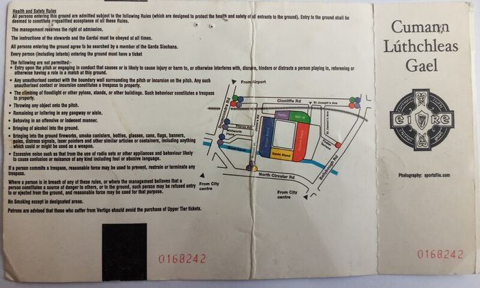 All Ireland SEMI FINALS Ticket - Dublin v Mayo, 27 August, 2006