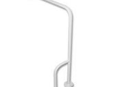 Wall-Floor Toilet Grab Rail- Right- Left