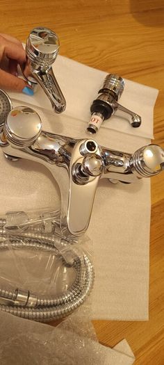 Basin taps and shower mixer