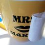 Personalised Vinyl Sticker Mr & Mrs for Mug Image 3