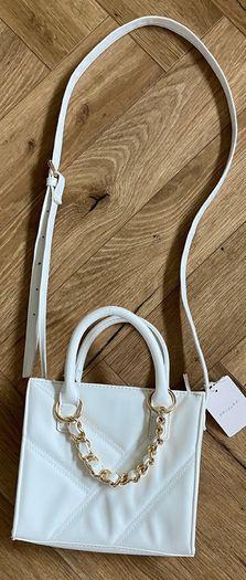 New white and gold bag bnwt