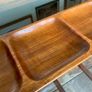Long Mid Century Moder Genuine Antique Danish Design Handcrafted Wooden Tray Image 10