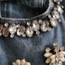 LEVI'S customised with lace and jewels Sz 10 UK Image 6