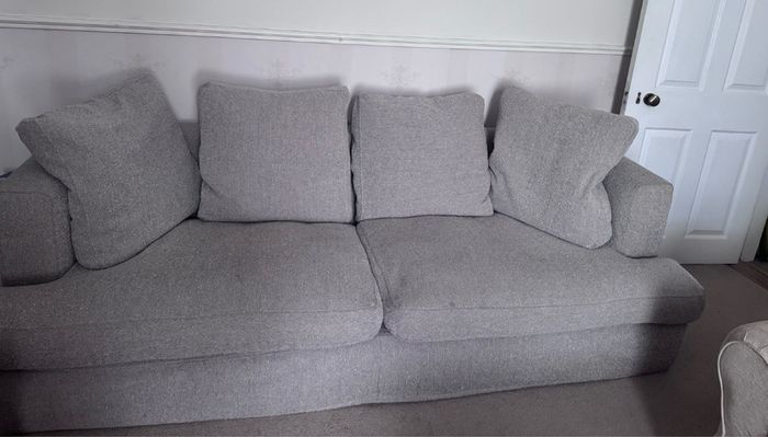 Habitat Boucle Greige Sofa