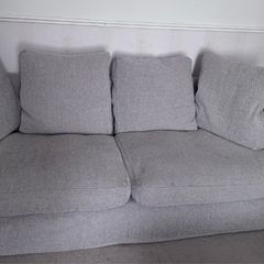 Habitat Boucle Greige Sofa