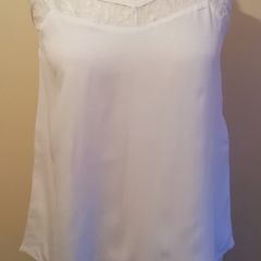 FREEPOST Jacqueline de Yong JDY Ladies Strappy Top White with Lace New With Tags UK10