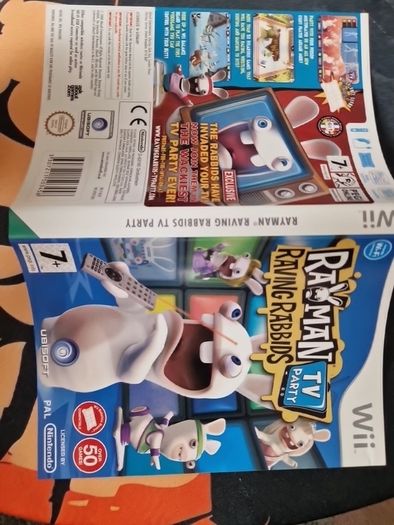 Rayman Raving Rabbids Nintendo Wii Games Original