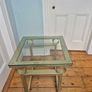 Glass and metal side tables Image 3