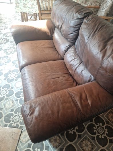 leather couch