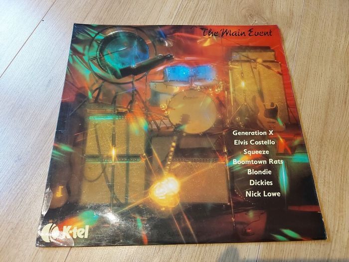 The Main Event - KTel Compilation - Vinyl Record - Rats / Blondie / Stranglers etc + hundreds more