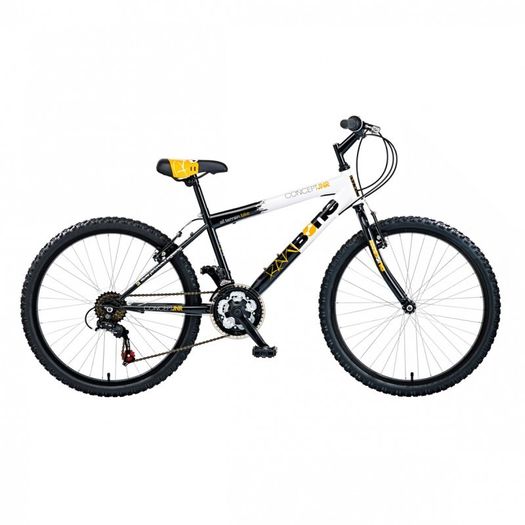 Concept Rawbone Boys 18 Speed 24" Black/White