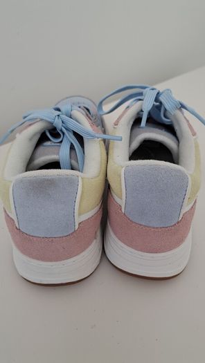 New Lacoste multicolour pastel suede shoes
