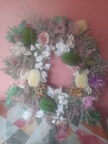 Large door wreath