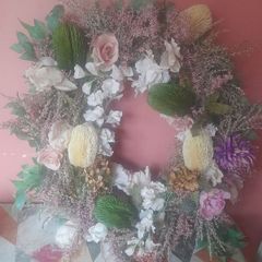 Large door wreath