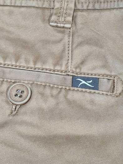 mens BRAX EVANS regular fit trousers chinos jeans stretchy beige denim Size W 40 L regular