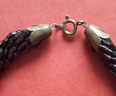 Vintage - Multi Strand -  Glass Necklace