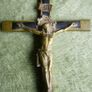 Antique 7"  Crosses - Crucifix Image 2