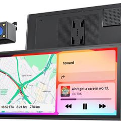 9.26" Wireless Portable Carplay Screen for Apple Car Play Android Auto
