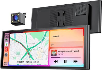 9.26" Wireless Portable Carplay Screen for Apple Car Play Android Auto