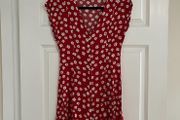 Mango floral mini dress