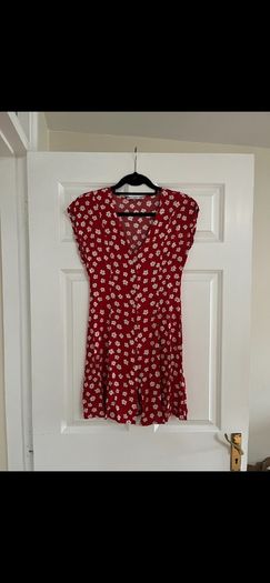 Mango floral mini dress