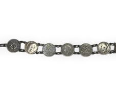 Vintage British Silver Threepence Coin Bracelet (1917-1941)