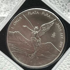 1oz Fine 999 Silver Bullion Mexican Libertad 204 Coin.