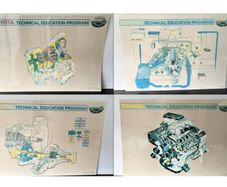 4 x Original Toyota Workshop Charts