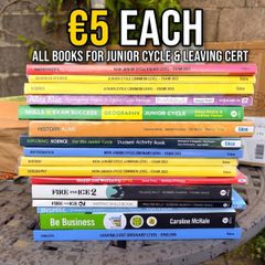 Huge Selection of Junior Cycle, TY & Leaving Cert Books