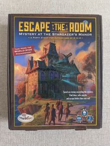ThinkFun Escape the Room: Stargazer's Manor - 5 Sealed Puzzles - Complete Game