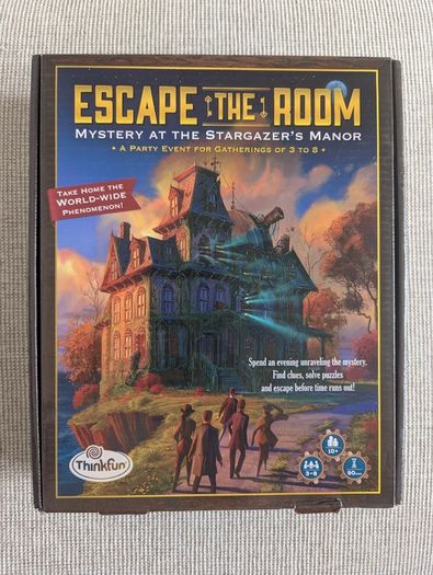 ThinkFun Escape the Room: Stargazer's Manor - 5 Sealed Puzzles - Complete Game