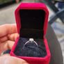 White Gold Diamond Ring Size N Image 3