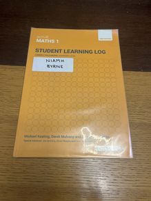 Active Maths 1 Learning Log