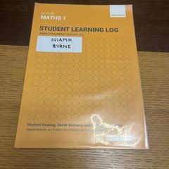Active Maths 1 Learning Log