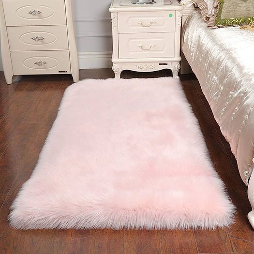 Super Soft Fluffy Faux Sheepskin Rug, Shaggy Silky Plush Carpet For Bedrooms Rugs Living Room Kids Rooms Decor Bedside Rugs MULTIPLE SIZES/COLOURS AVAILABLE (FREE SHIPPING)