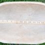 Antique Wooden Dough Bowl - Rare Bread Trough - Primitive Hand Carved Trencher Bowl - Country Wooden Bowl - Farmhouse Decor 20" x 10" Image 8