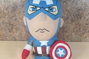 Captain America Marvel Avengers talking big head plush plushie soft toy teddy 16 inch