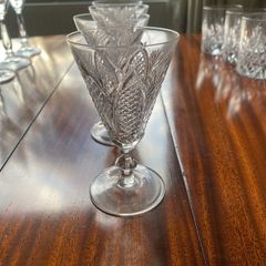 4 Waterford Crystal Dunmore sherry glasses