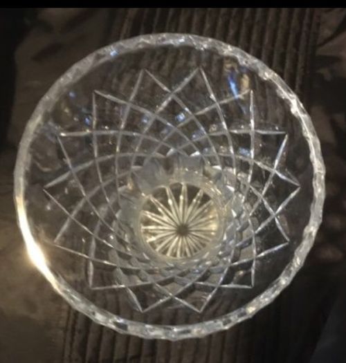 Beautiful Vintage 9 inch crystal WATERFORD vase - have owned it for 36 years