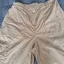 Ladies Beige Cargo Trousers Image 2
