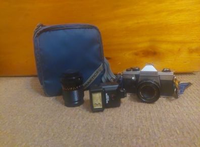 Praktica Film Camera MTL 50 inc 2 lens and case